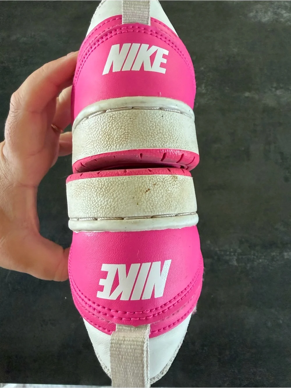 Nike Court Borough Low Recraft 3Y White Pink Kids Sneakers DV5457-123